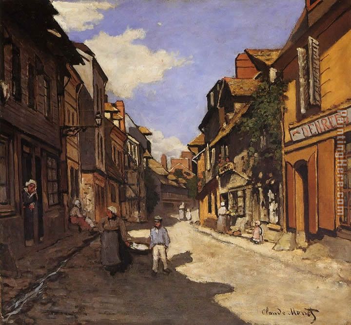 Le Rue de La Bavolle at Honfleur 2 painting - Claude Monet Le Rue de La Bavolle at Honfleur 2 art painting